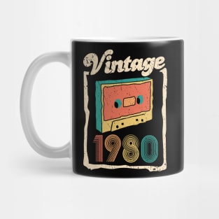 40th birthday gifts for men and women 1980 gift 40 years old Mug